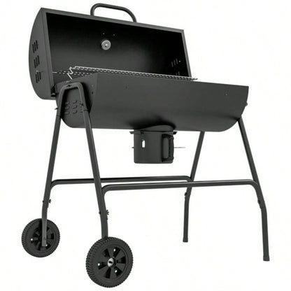 charcoal grill/grill with wheels
