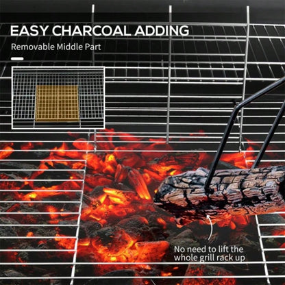 charcoal grill/grill with wheels