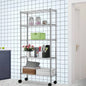 5 - Layer Plated Iron Shelf with 1.5 Nylon Wheels 165*90*35