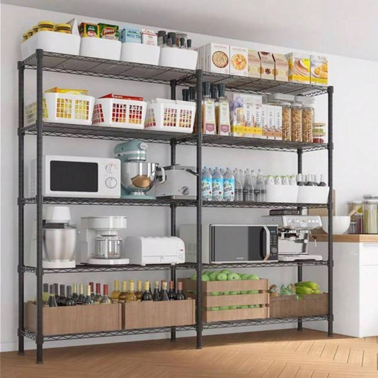 5839; 39; 160; Adjustable160; Storage Shelves160; 1500LBS160; NSF160; Wire Shelving Unit160; 5160; Tier Metal Shelving Storage Rack Shelves Storage Heavy Duty Garage Shelf Pantry Shelves Kitchen Shelving, 160; 5839; 39; 7139; 39; H*