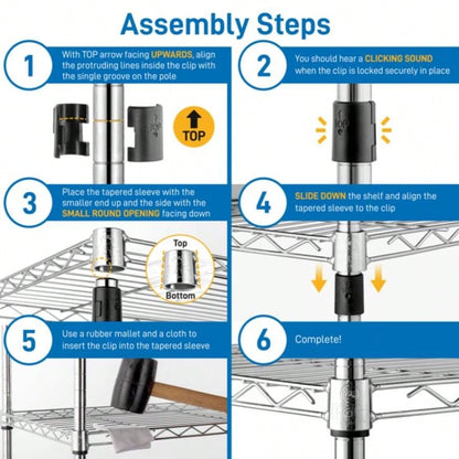 5839; 39; Adjustable Storage Shelves 1200LBS NSF Wire Shelving Unit 4 Tier Metal Shelving Storage Rack Shelves Storage Heavy Duty Garage Shelf Pantry Shelves Kitchen Shelving, 5839; 39; 59.0639; 39; H*