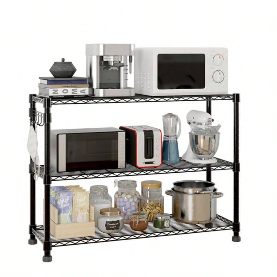 6 - Tier disassembly and assembly NSF - Certified Steel Wire Shelving with Wheels