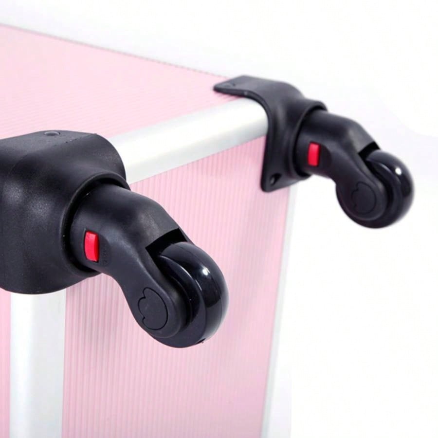4 in 1 Aluminum Cosmetic Makeup Tattoo Box Pink