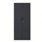 72H Metal Garage Storage Cabinet, Black Steel Locking Cabinet with Doors and 4 Shelves, Tall Cabinets Garage Storage Systems Lockable File Cabinet Home Office, Classroom/Pantry