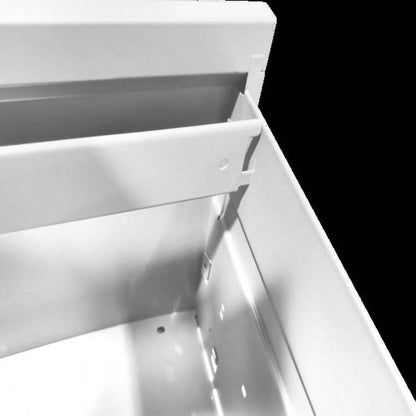 2 Drawer Metal Vertical File Cabinet with Lock Office Home Steel Vertical File Cabinet A4 Legal/Letter Size