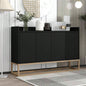 Modern Sideboard Elegant Buffet Cabinet with Large Storage Space Dining Room, Entryway Black