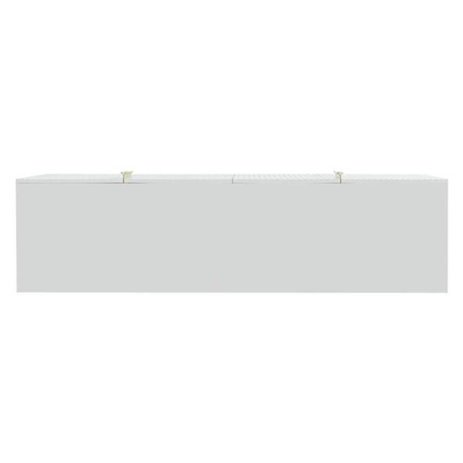 Modern Elegant 4 - door Sideboard Gold Metal Handle Buffet Cabinet Dining Room, Living Room, Bedroom, Hallway White
