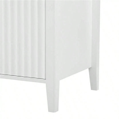 Featured Three - door Storage Cabinet with Metal Handles, Suitable Corridors, Entrances, Living rooms, and Study rooms