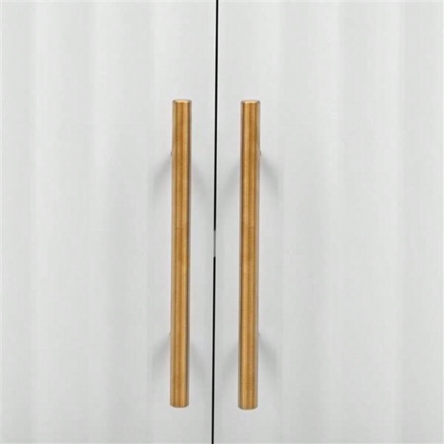 Featured Three - door Storage Cabinet with Metal Handles, Suitable Corridors, Entrances, Living rooms, and Study rooms
