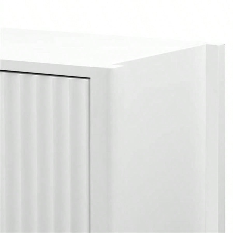 Featured Three - door Storage Cabinet with Metal Handles, Suitable Corridors, Entrances, Living rooms, and Study rooms