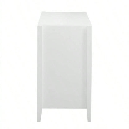 Featured Three - door Storage Cabinet with Metal Handles, Suitable Corridors, Entrances, Living rooms, and Study rooms