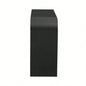 Striped Storage Cabinet with 4 Doors, Adjustable, Suitable Study, Entrance and Living Room