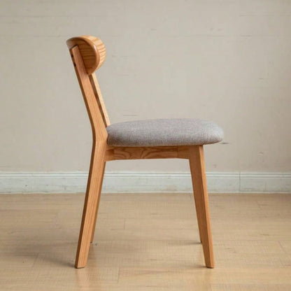 Set of 4 pcs Dining Chair Wooden FAS Grade Oak Natural Wood Made in North America Dirt - Wood Chair Solid Chair Table Chair Wooden Living Room Chair Simple And Natural 47.5 * 55.5 * 78cm