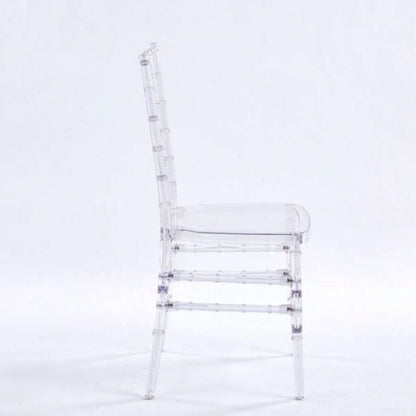 Wedding chair, dining chair, set of 4, plastic