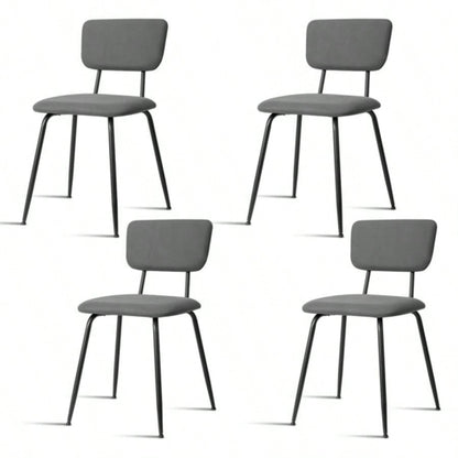 Set of 4 Modern Padded Dining Chairs Kitchen Bar Office Chair,