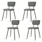 Set of 4 Modern Padded Dining Chairs Kitchen Bar Office Chair,