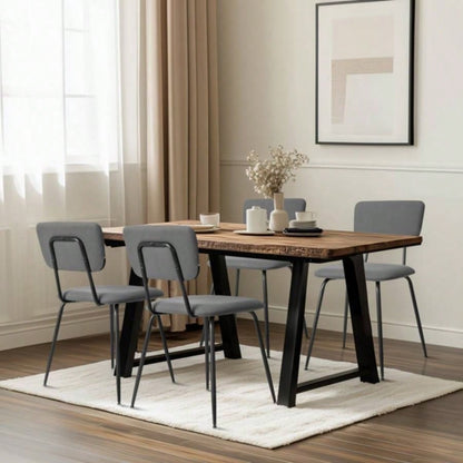 Set of 4 Modern Padded Dining Chairs Kitchen Bar Office Chair,