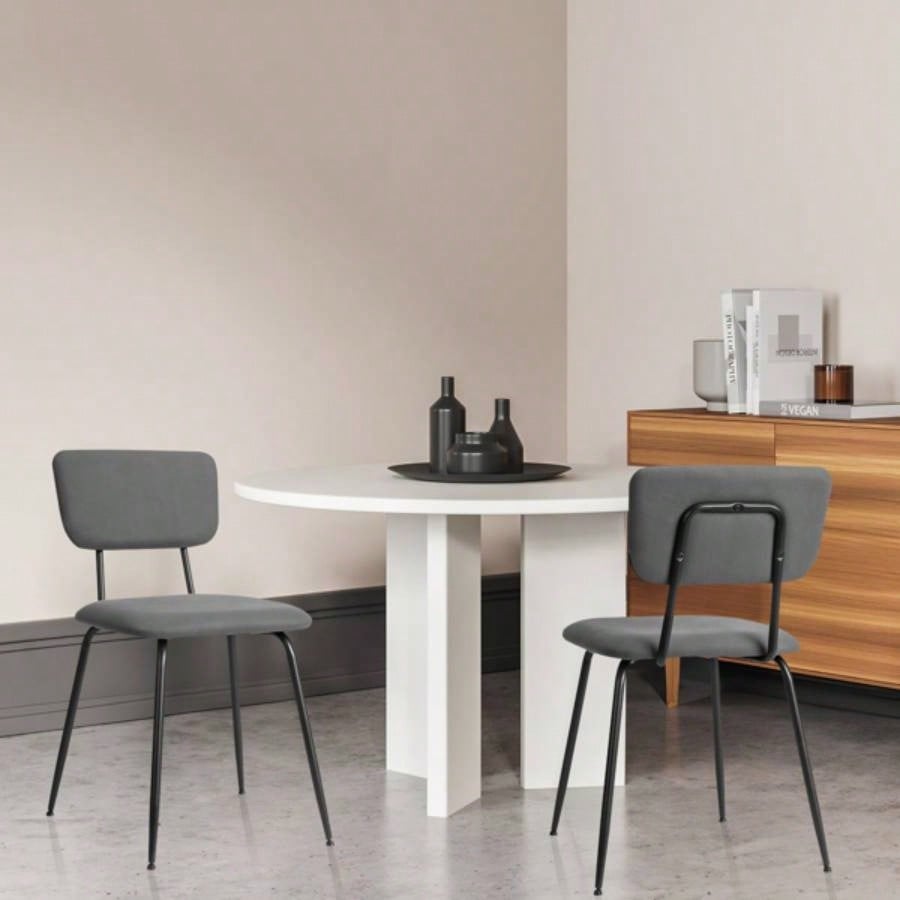 Set of 4 Modern Padded Dining Chairs Kitchen Bar Office Chair,