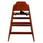 Wooden Double Solid Wood Feeding, Eat Grow Portable High, Easy to Clean Booster Chair in Walnut