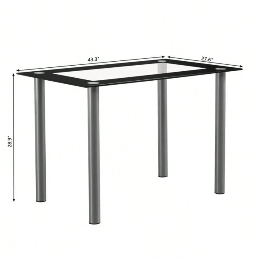 Replace 31960533110cm Dining Table Tempered Glass Dining Table