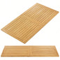 55x 27.5 rectangular teak tabletop
