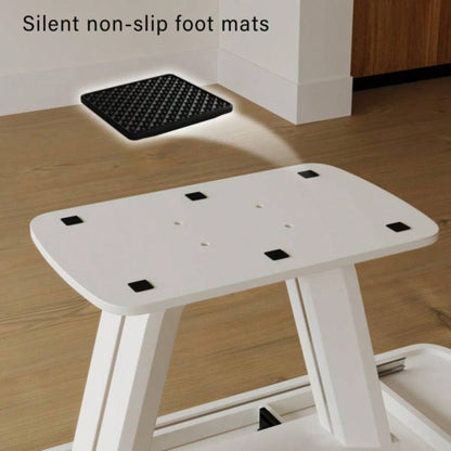 62.99 - 78.74 white dining table, MDF kitchen dining table, and modern industrial style expandable dining table with U - shaped, suitable home and office use