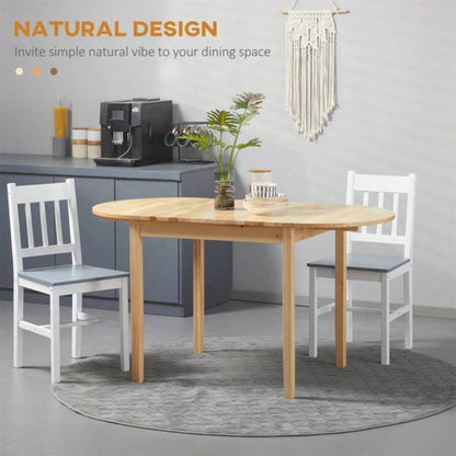 55 Wood Folding Dining Table/Small Sized Dining Table