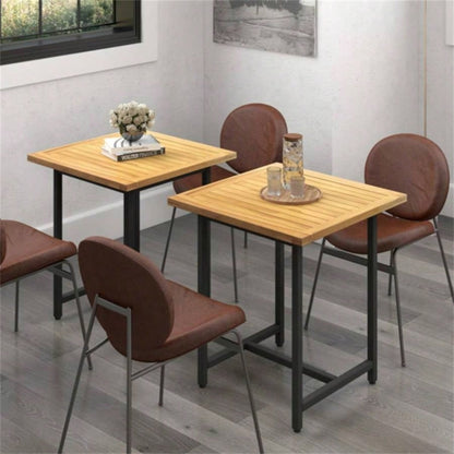 55x 27.5 rectangular teak tabletop