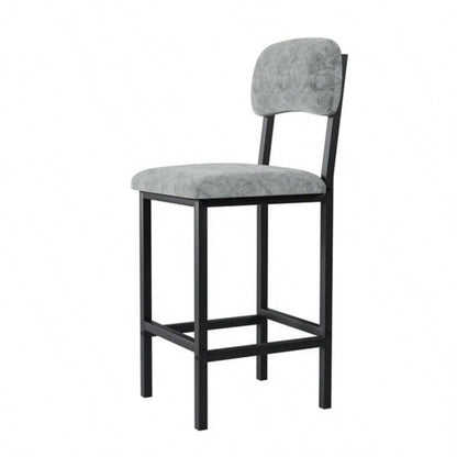 Kitchen Table Set, Dining Table and Chairs 2, 3 Piece Dining Room Table Set with 2 Upholstered Chairs, Bar Dining Table Set Small Spaces, Apartment, Breakfast, Pub, Rustic Black