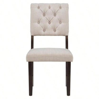 6 - Piece Dining Table and Chair Set with Special - shaped and Foam - covered BacksCushions Dining Room Espresso