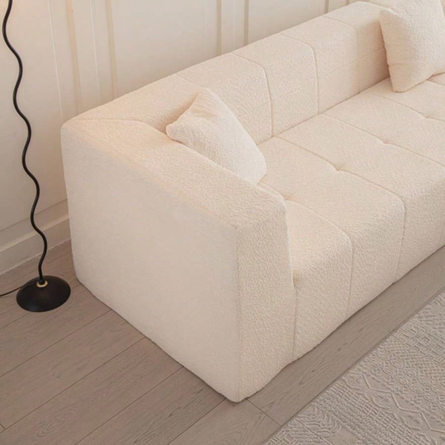 105.5 Modular L - Shaped Sectional Floor Couch, Deep Tufted Comfy Sofa set with Chaise Living Room