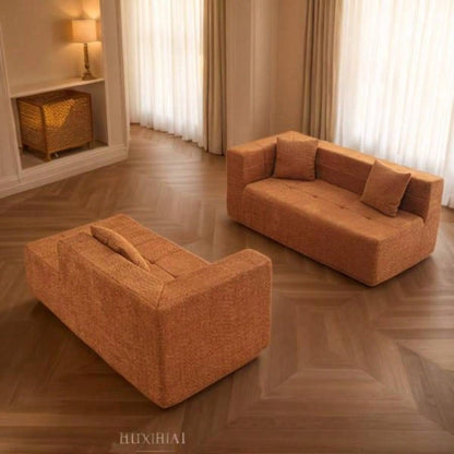 105.5 Modular L - Shaped Sectional Floor Couch, Deep Tufted Comfy Sofa set with Chaise Living Room