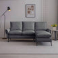 81Modern Sectional Technical leather L - Shaped Sofa Couch with Reversible Chaise Lounge