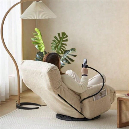 Adjustable and waist, game chair, lounge chair in living room, 360 degree rotatable sofa chair, Rotatable Leisure Chair deck chair