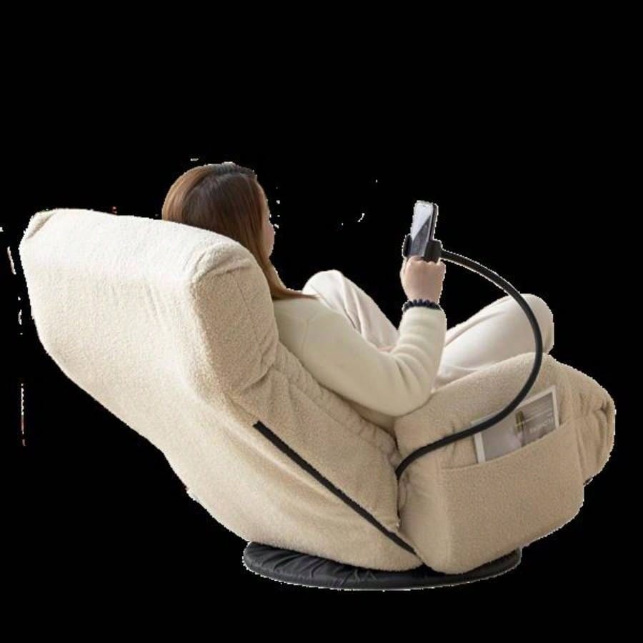 Adjustable and waist, game chair, lounge chair in living room, 360 degree rotatable sofa chair, Rotatable Leisure Chair deck chair