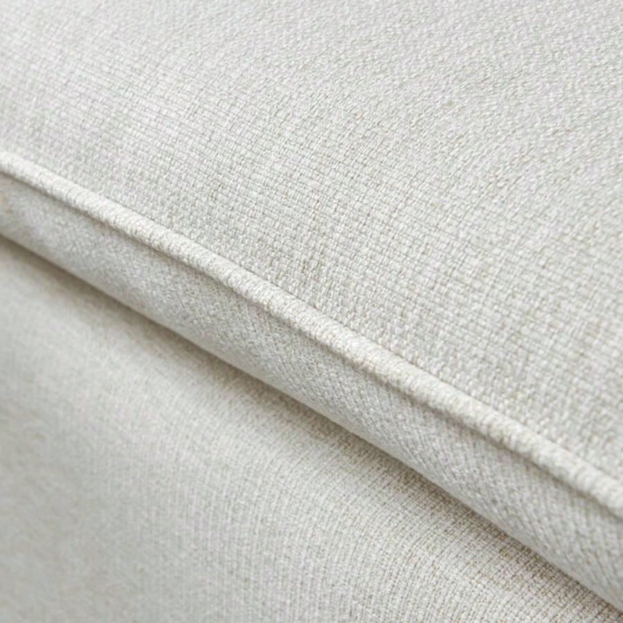 L - Shaped linen sectional sofa with right chaise, living room, bedroom, office.