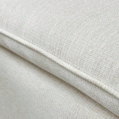 L - Shaped linen sectional sofa with right chaise, living room, bedroom, office.