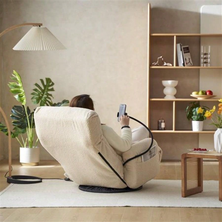 Adjustable and waist, game chair, lounge chair in living room, 360 degree rotatable sofa chair, Rotatable Leisure Chair deck chair