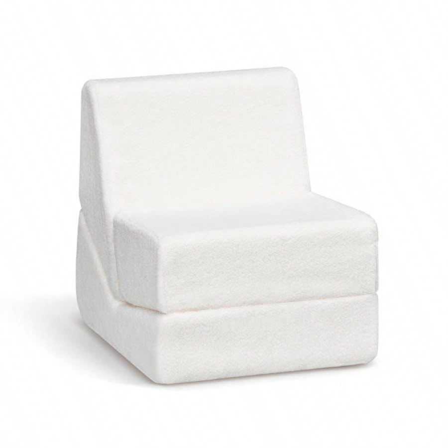 Kids Sofa Bed, 2 in 1 Flip Open Toddler Sofa, Comfy Cuddly Toddler Couch Convertible Sofa to Lounger Girls Boys,