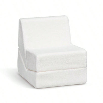 Kids Sofa Bed, 2 in 1 Flip Open Toddler Sofa, Comfy Cuddly Toddler Couch Convertible Sofa to Lounger Girls Boys,