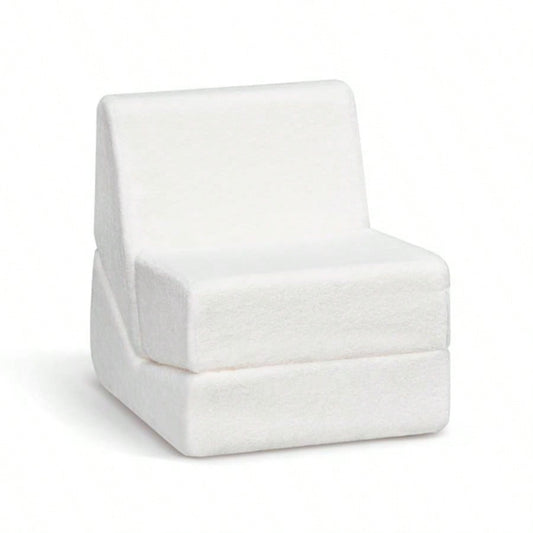 Kids Sofa Bed, 2 in 1 Flip Open Toddler Sofa, Comfy Cuddly Toddler Couch Convertible Sofa to Lounger Girls Boys,