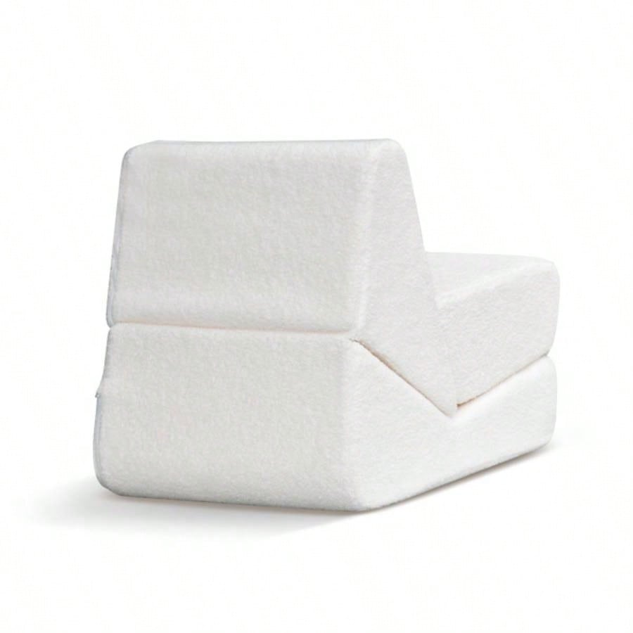 Kids Sofa Bed, 2 in 1 Flip Open Toddler Sofa, Comfy Cuddly Toddler Couch Convertible Sofa to Lounger Girls Boys,