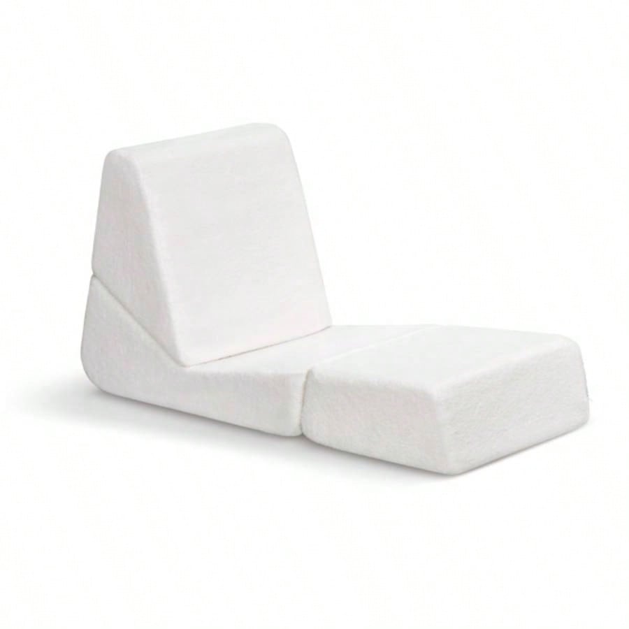 Kids Sofa Bed, 2 in 1 Flip Open Toddler Sofa, Comfy Cuddly Toddler Couch Convertible Sofa to Lounger Girls Boys,