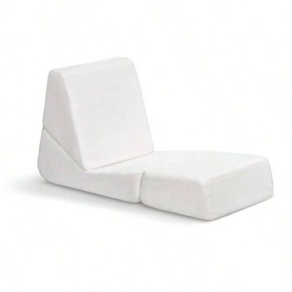 Kids Sofa Bed, 2 in 1 Flip Open Toddler Sofa, Comfy Cuddly Toddler Couch Convertible Sofa to Lounger Girls Boys,