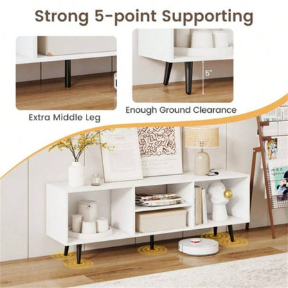 47.5 Inches TV Stand - White