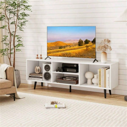 47.5 Inches TV Stand - White