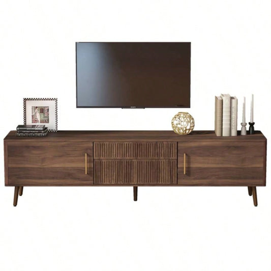 Mid TV Stand with 2 Drawers, Media Console Table TVs up to 8039; 39; Entertainment Center with Storage Living room, Bedroom, Home Theatre