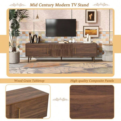 Mid TV Stand with 2 Drawers, Media Console Table TVs up to 8039; 39; Entertainment Center with Storage Living room, Bedroom, Home Theatre