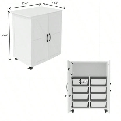 Rice door storage cabinet, exquisite craftsmanship to create, strong and durable, large capacity storage, to meet diverse needs of living room, bedroom, kitchen, home must - have!