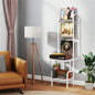 5 - Tier Record Player Stand with Display Shelf - White